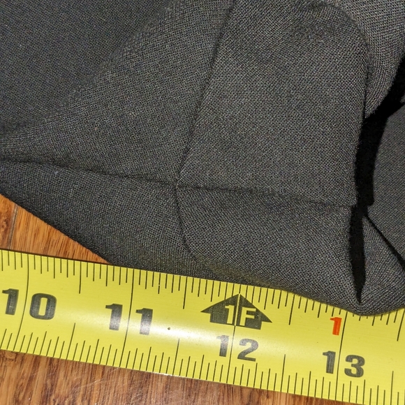 Talbots Signature Dress Pants Womens Size 16 Black Stretch Business Slacks Zip - Picture 8 of 13